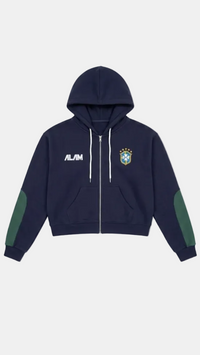 Ensemble Survêtement Y2K Brésil - Hoodie Zippé et Jogging Coupe Boxy "ALAM"