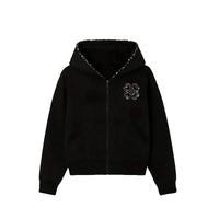 Sweat Capuche motif Trèfle