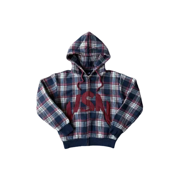 Zip Hoodie American Retro - Noir