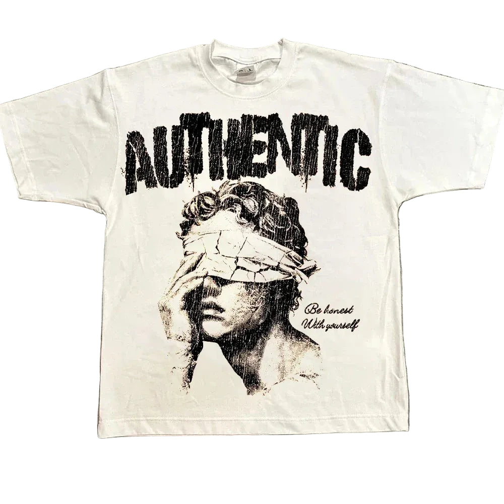 Harajuku Letter Graphic T Shirts Y2k