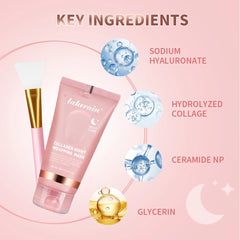 Collagen mask and brush