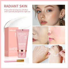 Collagen mask and brush