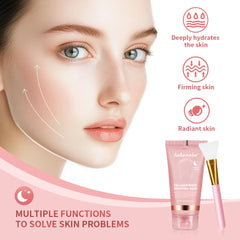 Collagen mask and brush